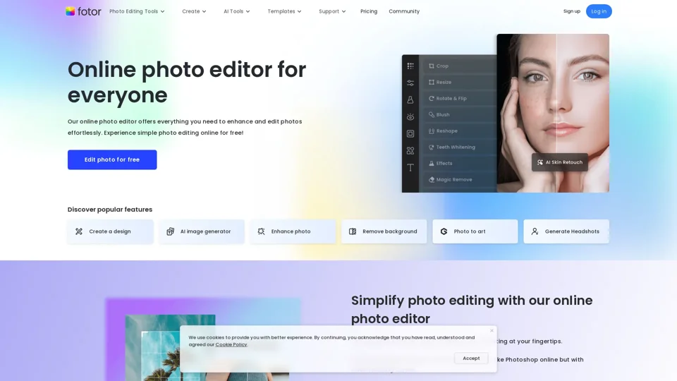 Photo Editor: Free Online Photo Editing & Image Editor | Fotor