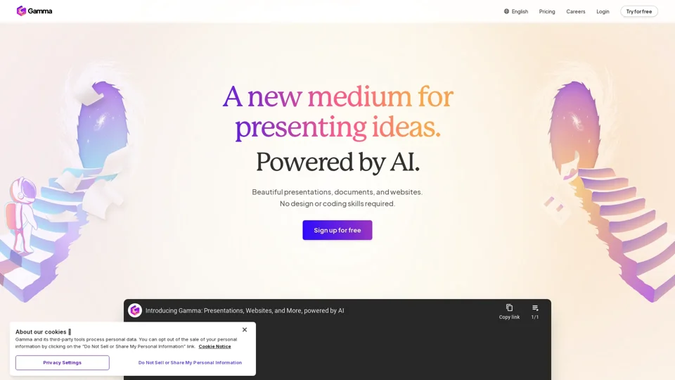 Presentations and Slide Decks with AI | Gamma