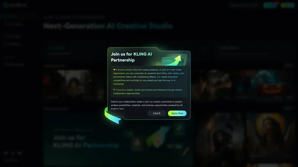 KLING AI: Next-Generation AI Creative Studio