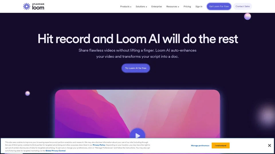 Record better, faster video messages with AI | Loom