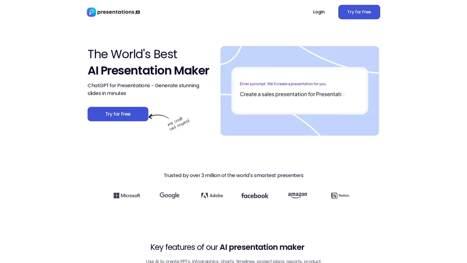 Presentations.AI - ChatGPT for Presentations