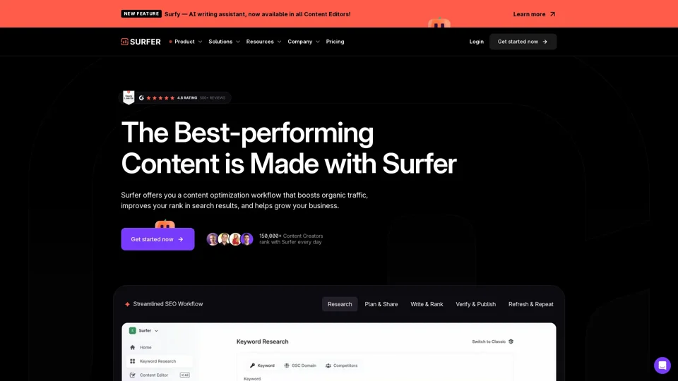 Surfer | SEO Content Optimization Platform